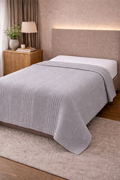 Bella Home Tek Kişilik Pamuklu Petek Pike | 160x220 cm | Hafif & Nefes Alabil...