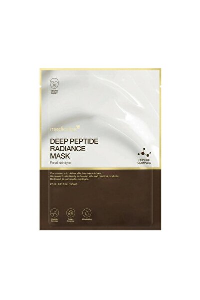 Medicube , Deep Peptide Mask, Enhances elasticity, Sheet Mask, For Face, 27 ml