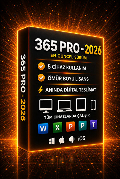 Dijital Lisans Üyeliği 365 pro - Garantili - Süresiz - Word, Excel - Androiid...