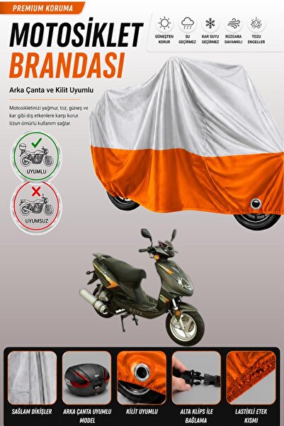 Cemku Double Gray Top - Orange Bottom, Rear Bag Compatible Asian as 125 T-15 ...