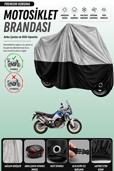 Cemku Double غطاء دراجة نارية هوندا CRF1000L Africa Twin Adventure Sports DCT...