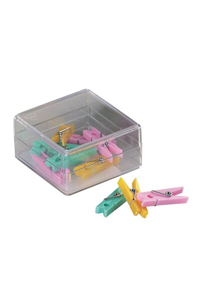ALCO Clesti din plastic cu arc, pentru prindere, 32mm, 10 buc/cutie, - culori...