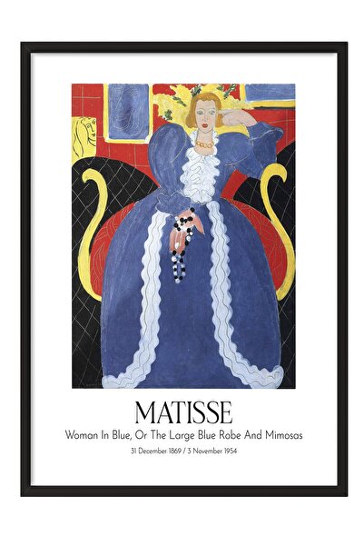 Postifull Matisse, slika u crnom okviru, serija umetnosti BR:112311