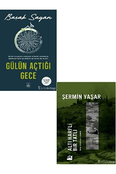 ELMA Yayınevi Gülün Açtığı Gece - Altı Harfli Bir Tatlı - Başak Sayan 2 KİTAP...
