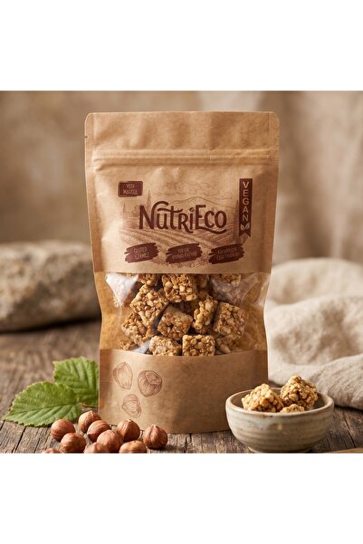 Nutrieco Fındık Krokan Doğal Pancar Şekeri ile Karamelize, Çıtır Atıştırmalık...