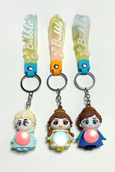 ZERO LAND Nhrhls Girl's Light-Up Silicone Keychain (113821) - Ebruli