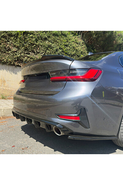 TMZ Garage BMW 3 Serisi G20 2018-2022 Bagaj Spoiler Sportline Uyumlu Piano Bl...