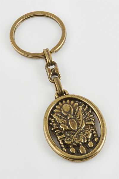 ZERO LAND Nhrhls Ottoman Flag (123746) Metal Keychain-Antique