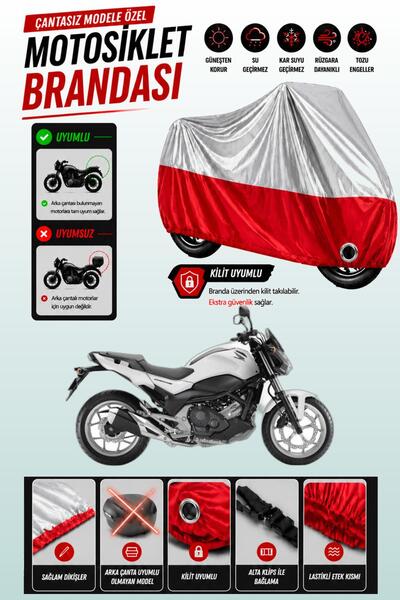 Cemku Twin Top Gray - Bottom Red Honda Nc 750 S Dct Compatible Engine Cover, ...