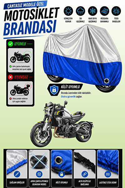 Cemku Twin Top Gray - Bottom Blue Cfmoto 700Cl-X Sport Compatible Engine Cove...
