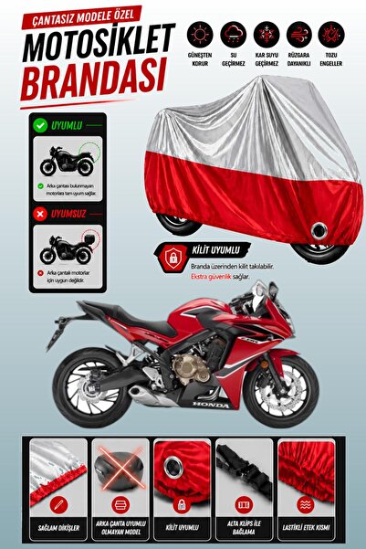 Cemku Twin غطاء محرك متوافق مع هوندا CBR 600 FA باللون الرمادي من الأعلى والأ...