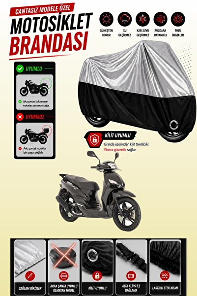 Cemku Twin Top Gray - Bottom Black Peugeot Tweet Compatible Engine Cover, Rea...