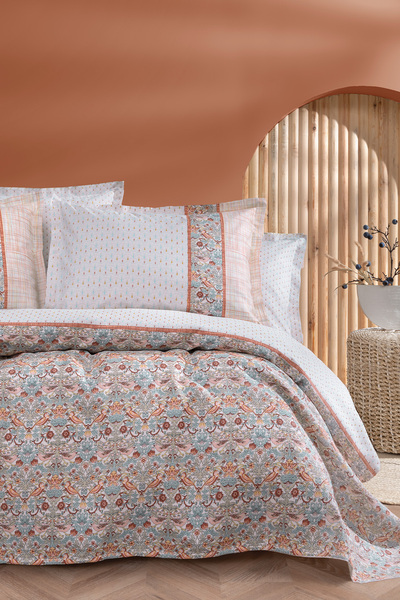 Yataş Laveta 100% Cotton Single Pique Set - Orange
