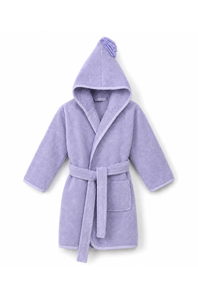 Kirazkids Lilac Bamboo Children's Bathrobe