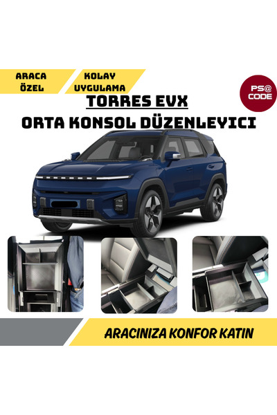 psa code Ssangyong KGM Torres EVX orta konsol düzenleyici-Organizer