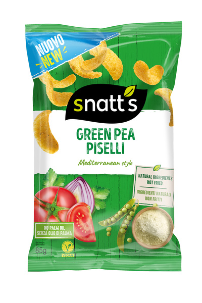 Snatt's Akdeniz Usulü Yeşil Bezelye Atıştırmalık Cips 85 GR