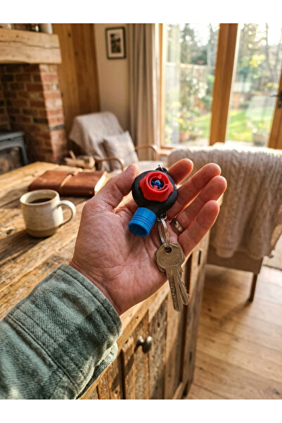 ST PARTS Turbo Sesli Çalışan Anahtarlık Araba Stres Anahtarlığı Fidget Anahta...