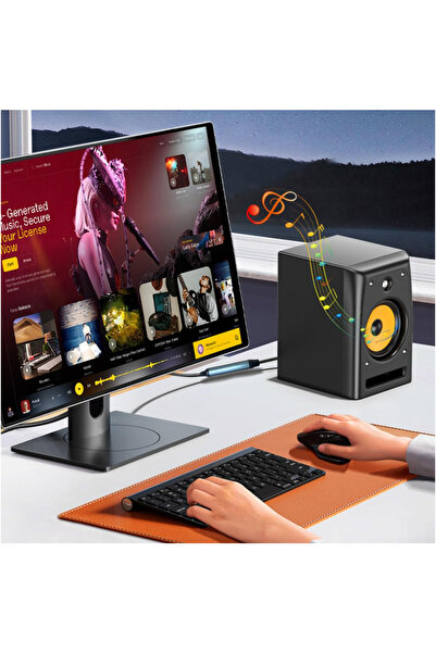 Fouvin Adaptor audio USB, Adaptor cablu audio optic, Cablu convertor audio mamă de 2M/6.5FT pentru conectarea computerului/laptopului la cutia cu fibră optică, Conexiune USB A la port SPDIF cu fibră optică.