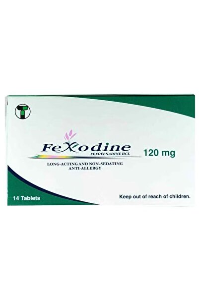 Fexodine 120Mg Tab 14's