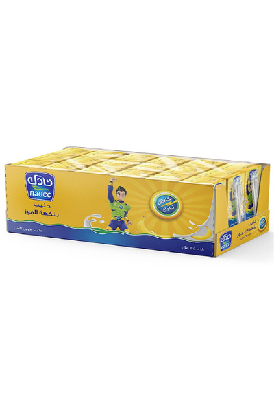 Nadec Captain Banana Milk, 125 ml x 18