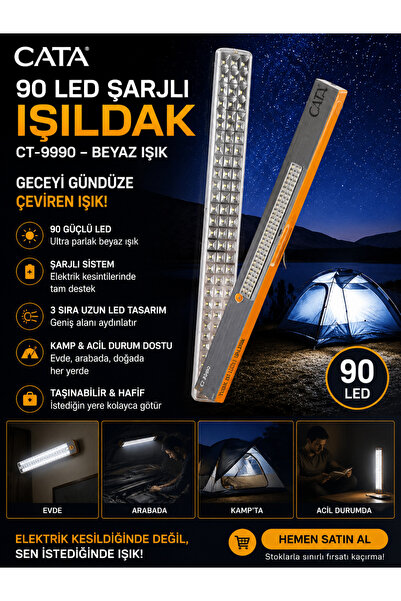 Cata 90 Led Işıldak Cta 9990