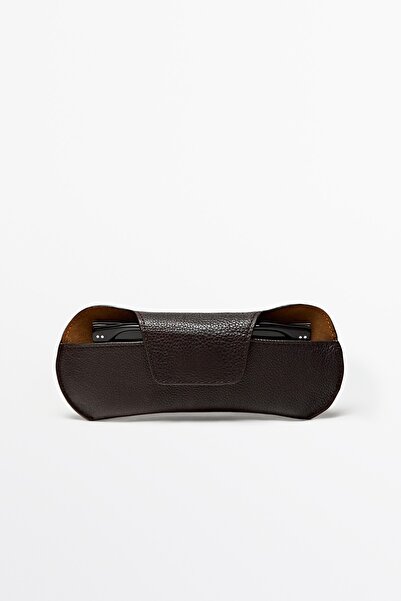 Massimo Dutti Napa deri güneş gözlüğü kılıfı