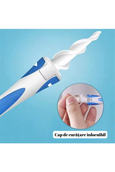 unbranded Curățător urechi reutilizabil cu 16 capete, instrument igienic pent...