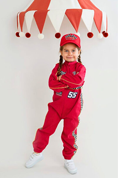 sara tasarım Race Car Themed Birthday Outfit - Formula Kids Costume