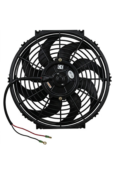 Marka 12 Volt 11 İnç 280 Mm Unıversal Emici S Kanat Fan Motoru