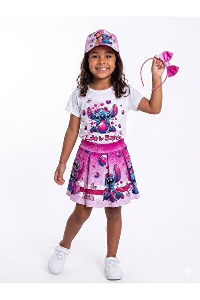 ÇİDO KİDS Hat and Skirt Set
