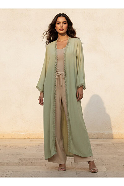 FAV Longline Lace Trim Shrug