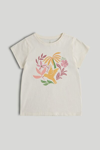 MOTHERCARE Cream Tropical T-Shirt