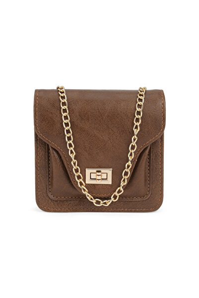 Globus By Styli Brown Textured Sling Bag