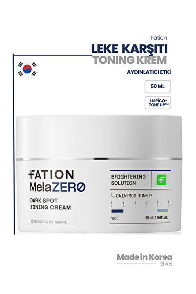 Fation MelaZERO Dark Spot Toning Cream | Niacinamide + Ceramide ile Leke, Çil...