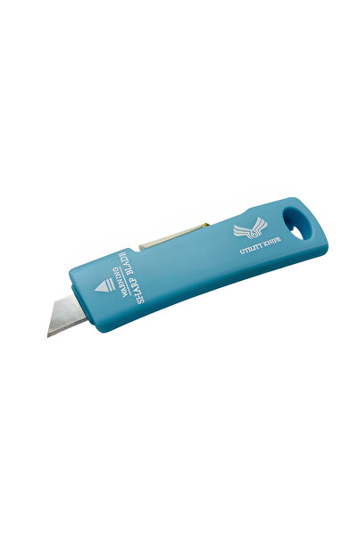 EleganTShoP Mini Maket Bıçağı Falçata 9 cm Mavi FX689