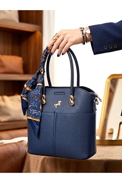 Miami Polo Women's Scarf Bag with Hand Shoulder Strap, 3 Compartments, Soft L...