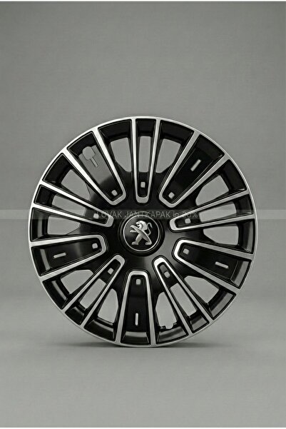 luvak PEUGEOT 307 Uyumlu JantKapağı - 15 İnç - 1 Takım (4 adet) - Çelik görün...