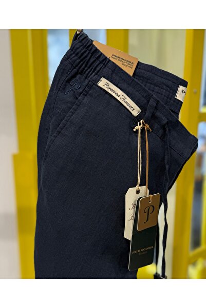 Perecoma Corcotti %100 Organik Ham Keten Jogger Pantolon