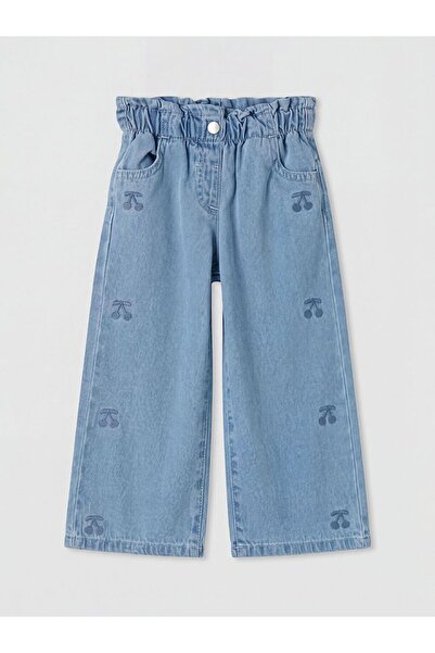 LC Waikiki Lcw Baby Baby Girl Embroidered Jean Pants