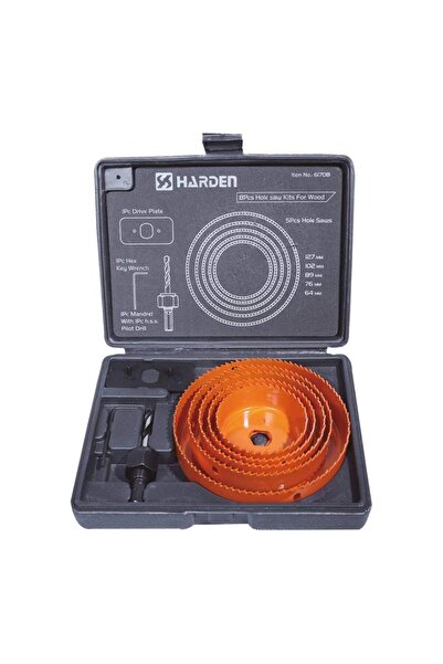 HARDEN Set de 8 Clopote de Gaurire pentru Lemn,