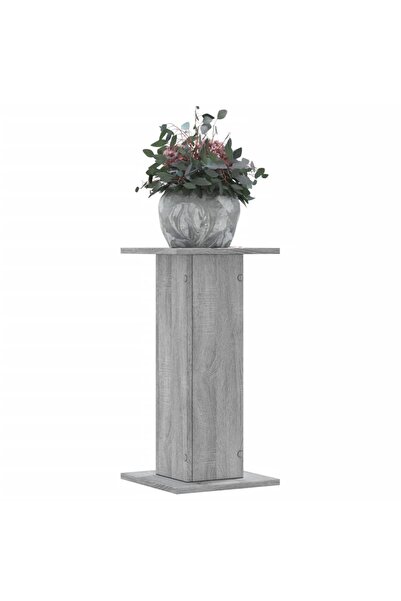 vidaxl Suporturi de plante 2 buc. gri sonoma 30x30x60cm lemn prelucrat