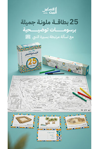 LETTLE HOUSE The Prophet's Biography Map for Children |   Interactive Educati...
