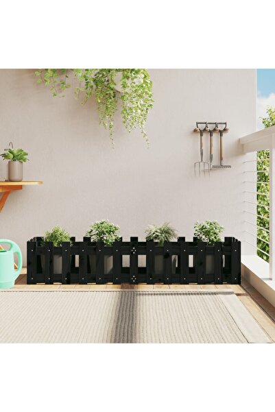 vidaxl Pat inaltat gradina design gard 150x30x30 cm lemn de pin tratat