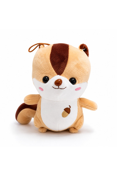 Prlk toys Cute Squirrel Plush Toy 20 cm – Soft and Filled with Stuffing