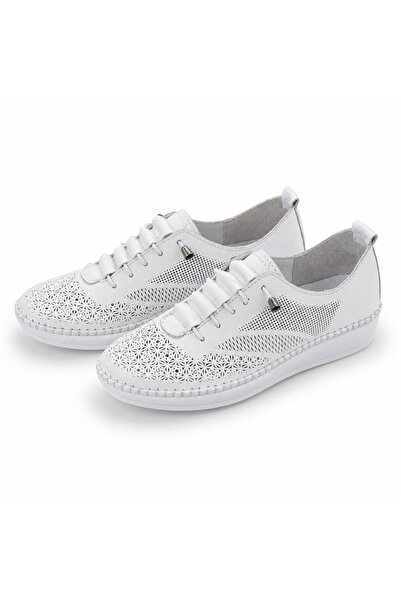 PATRON SHOES Genuine Leather Casual Women's Shoes Orthopedic Sole Laser Cut C...