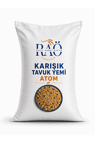 RAÖZAHİRECİLİK Karışık Atom Tavuk Yemi - 25 kg ( Tüm Kanatlı Hayvanlar İçin )
