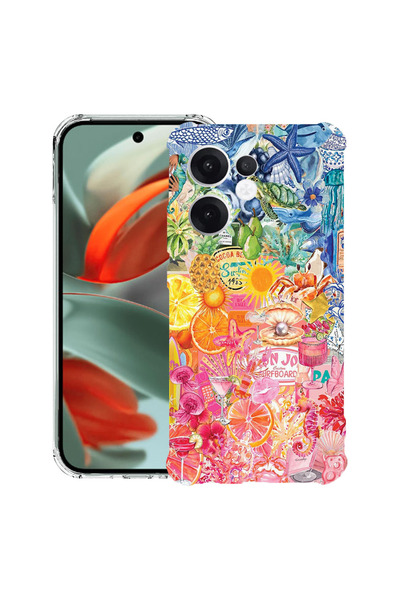 bestcase Husă Antișoc pentru OPPO Reno13, Tropical, 2051629 AS 2037