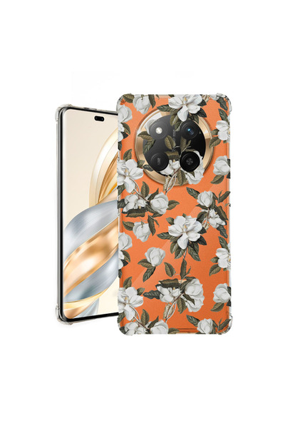 bestcase Husă Antișoc pentru Honor Magic7 Lite, Floral - Flori de Magnolie Pa...