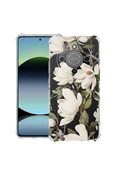 bestcase Αντικραδασμική Θήκη για Honor Magic8 Lite, Ανθισμένη Μανόλια Φλοράλ ...