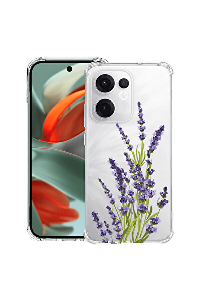bestcase Αντικραδασμική Θήκη για OPPO Reno13 F / FS, Φλοράλ - Πρεσαριστό Λεβά...